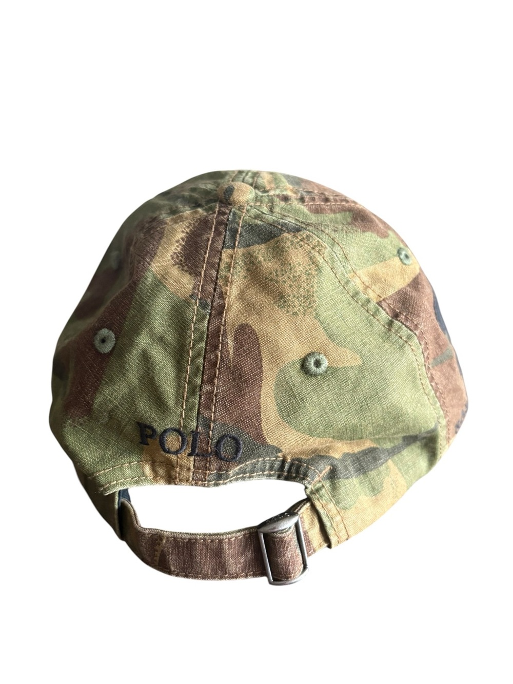 NWT Polo Ralph Lauren Camouflage Baseball Cap adjustable Back Strap OS - Picture 6 of 7